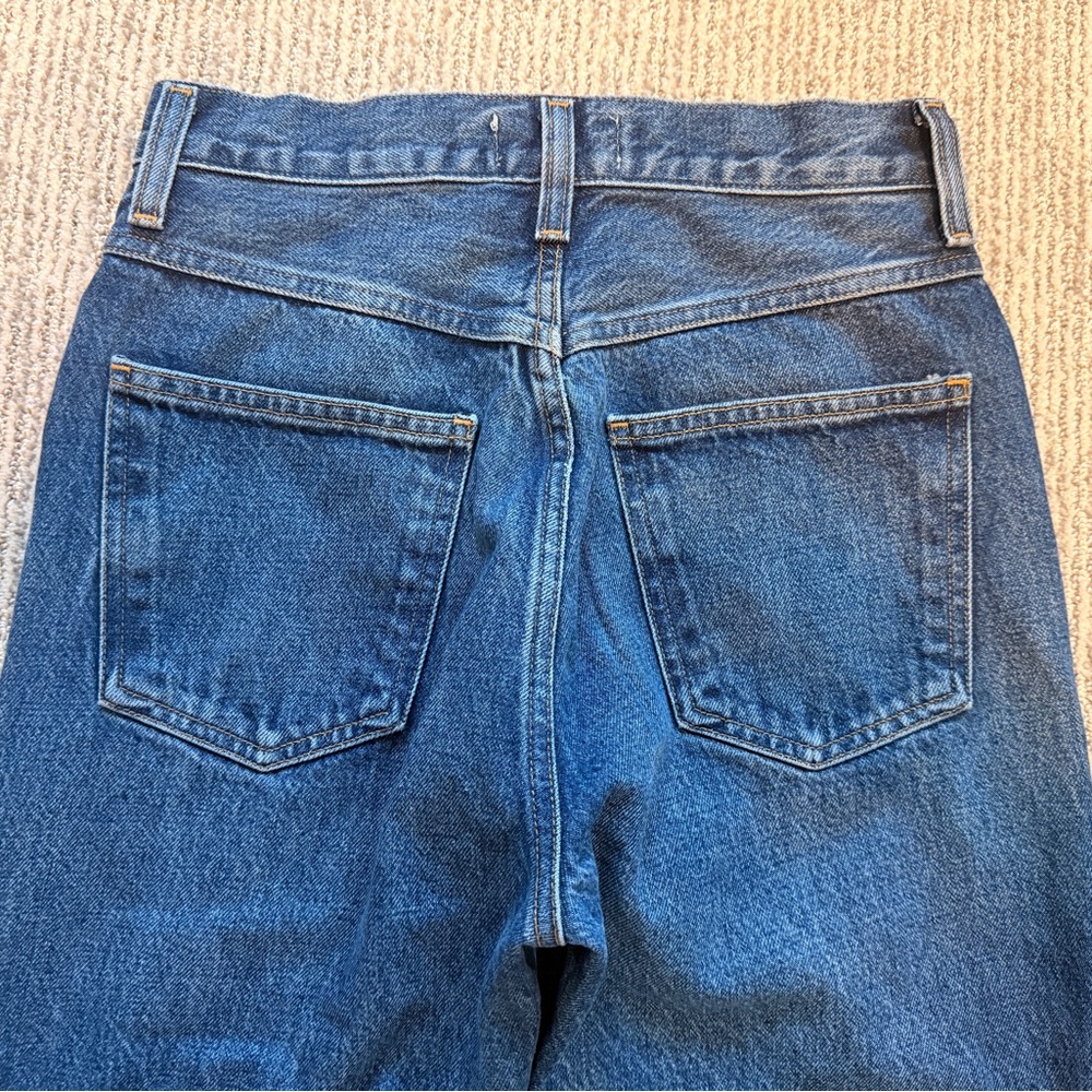 Agolde Leena High Rise Baby Flare Jeans size 24 in Placebo - Picture 4 of 13